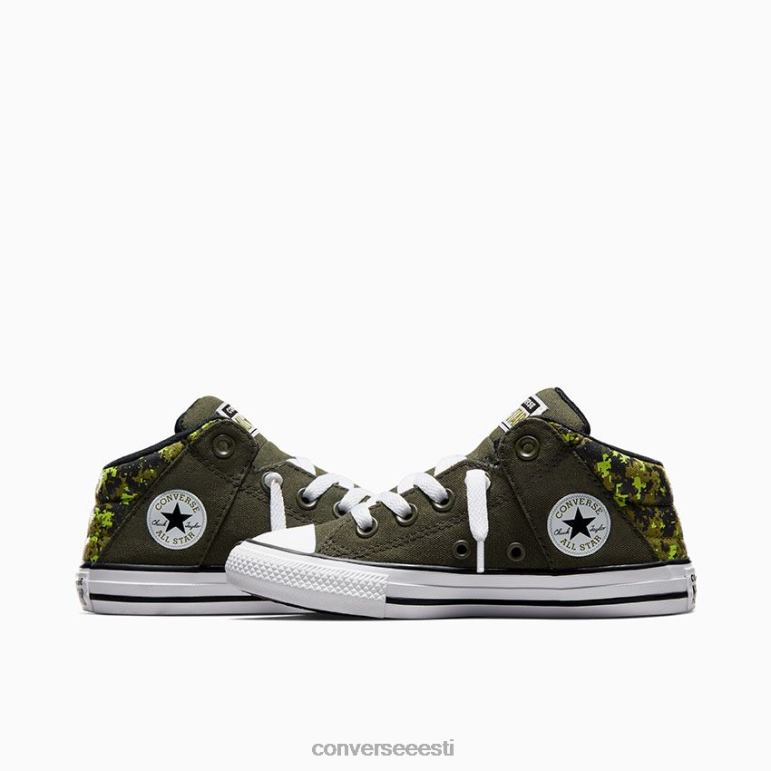 Converse chuck taylor all star axel digi camo mid top poiss F0Z8P479 jalatsid metsaalune/rohune/valge