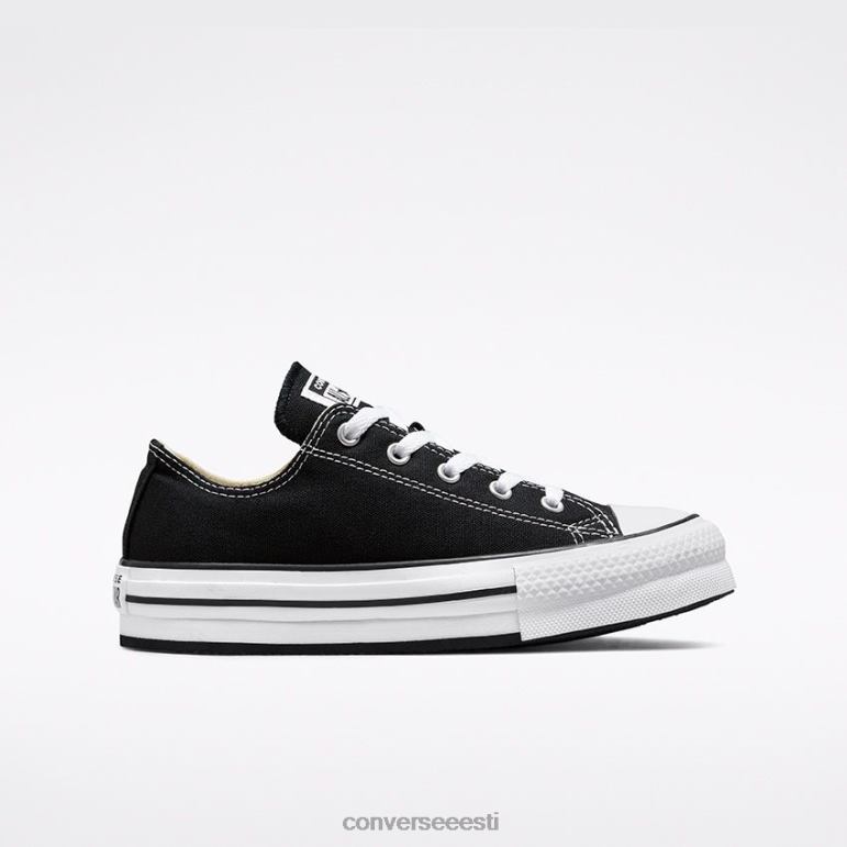 Converse chuck taylor all star lift platvorm madal top suured lapsed poiss F0Z8P262 jalatsid valge/granaat/merevägi