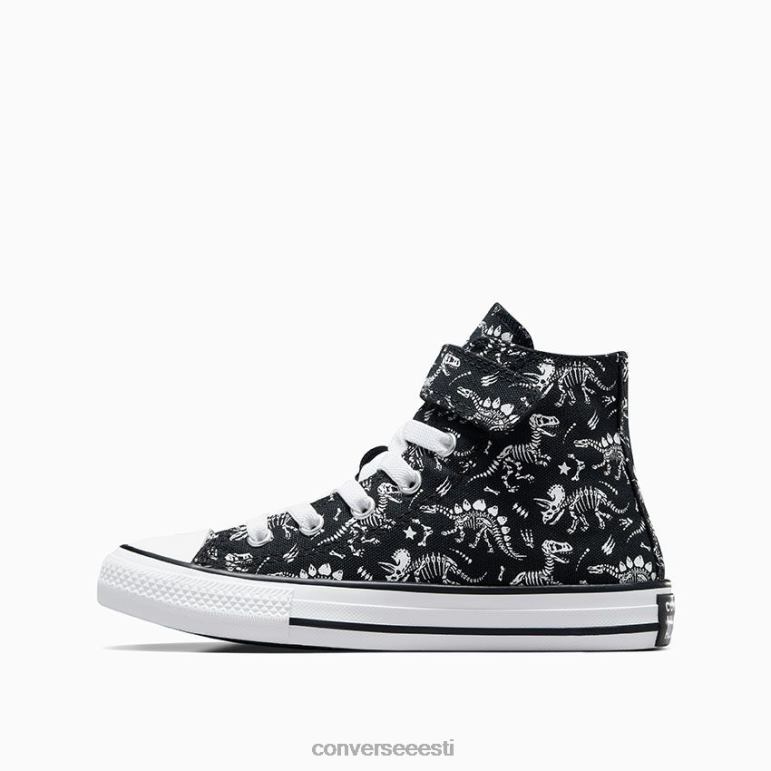 Converse chuck taylor all star lihtne dinos kõrge topp poiss F0Z8P471 jalatsid must valge