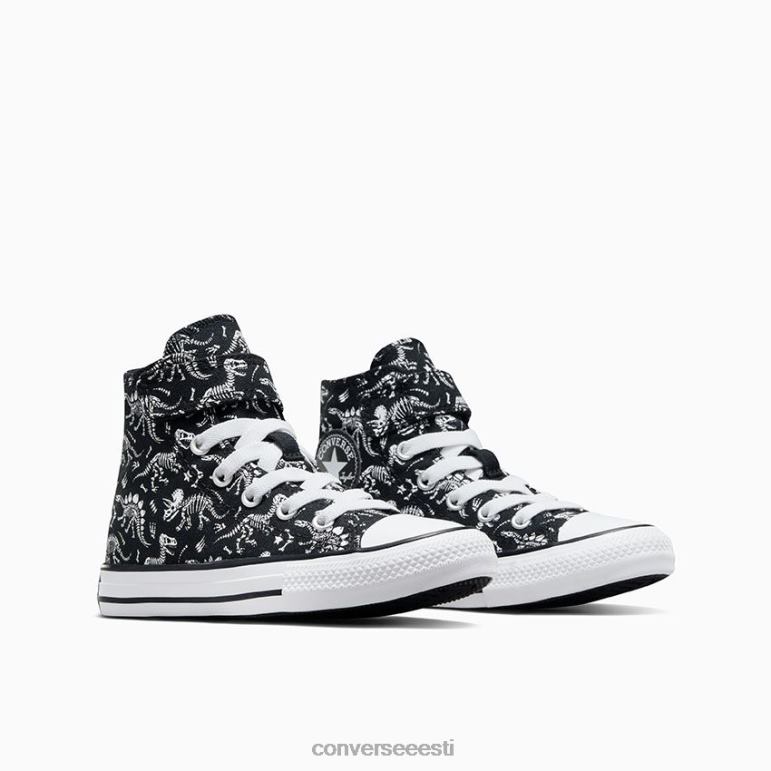 Converse chuck taylor all star lihtne dinos kõrge topp poiss F0Z8P471 jalatsid must valge