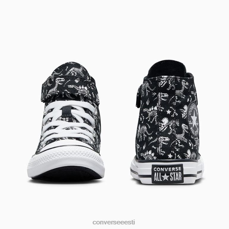 Converse chuck taylor all star lihtne dinos kõrge topp poiss F0Z8P471 jalatsid must valge