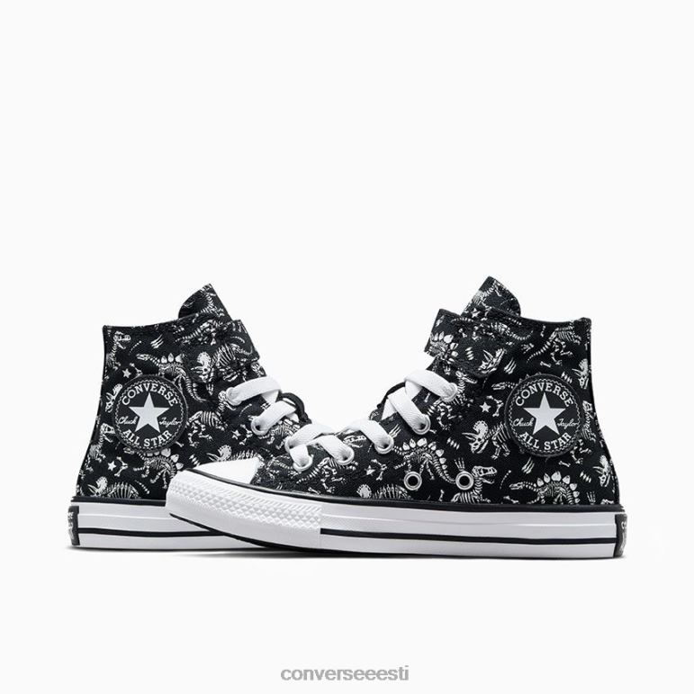 Converse chuck taylor all star lihtne dinos kõrge topp poiss F0Z8P471 jalatsid must valge