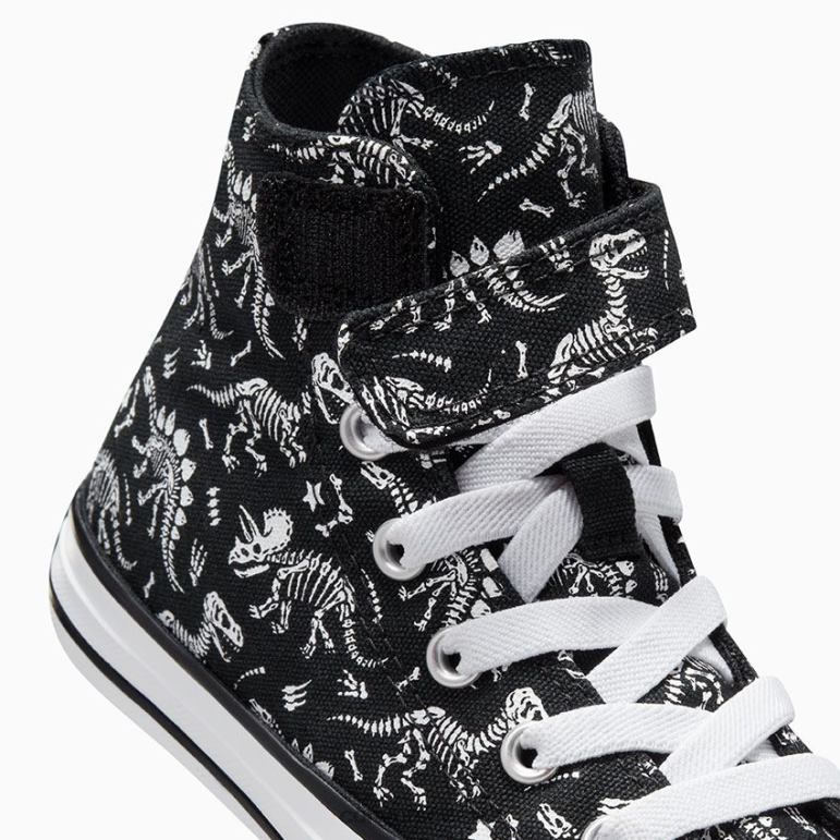 Converse chuck taylor all star lihtne dinos kõrge topp poiss F0Z8P471 jalatsid must valge