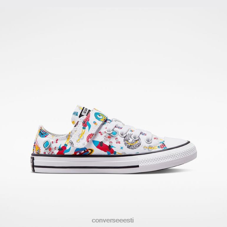 Converse chuck taylor all star lihtne kosmoseristleja madal ülaosa poiss F0Z8P480 jalatsid valge/punane/amarillo