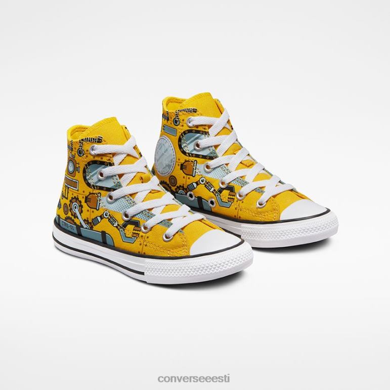 Converse chuck taylor all star mere all kõrge tipp poiss F0Z8P478 jalatsid amarillo/aqua udu/valge