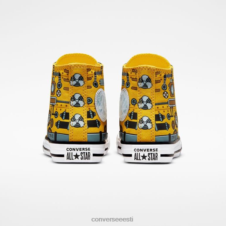 Converse chuck taylor all star mere all kõrge tipp poiss F0Z8P478 jalatsid amarillo/aqua udu/valge