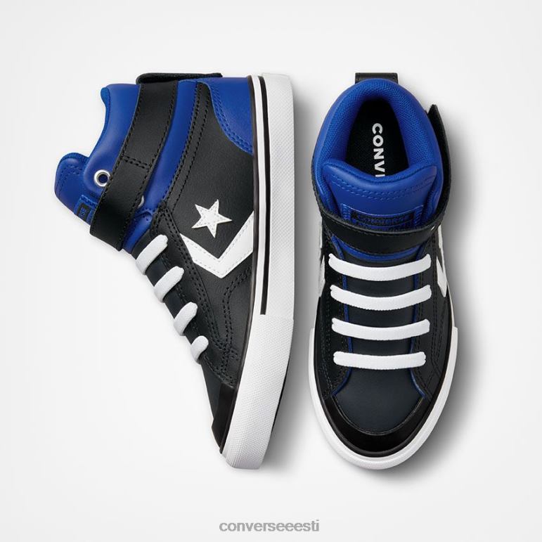 Converse pro blaze rihma värvi pop kõrge top poiss F0Z8P482 jalatsid must/sinine/valge
