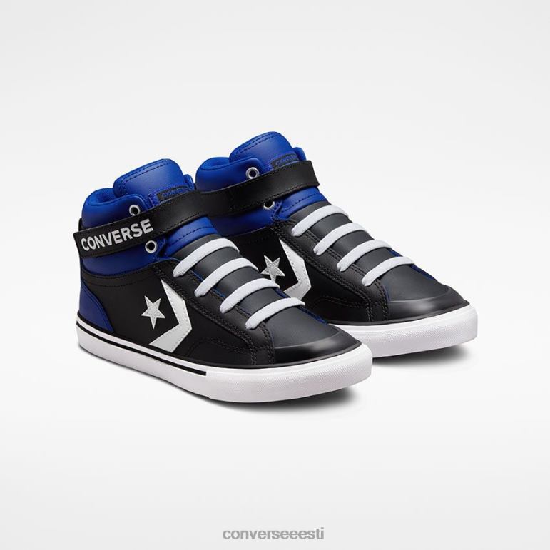 Converse pro blaze rihma värvi pop kõrge top poiss F0Z8P483 jalatsid must/sinine/valge