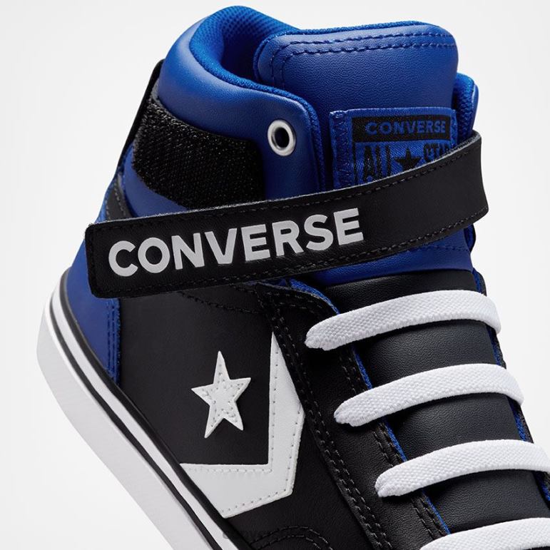 Converse pro blaze rihma värvi pop kõrge top poiss F0Z8P483 jalatsid must/sinine/valge