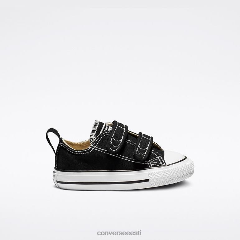 Converse chuck taylor all star 2v madala tipuga imik/väikelaps tüdruk F0Z8P466 jalatsid must