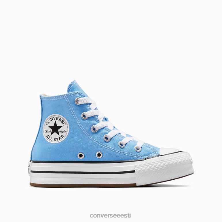 Converse chuck taylor all star eva lift platvorm hooajaline värv kõrge top tüdruk F0Z8P409 jalatsid See on sinine/valge/must