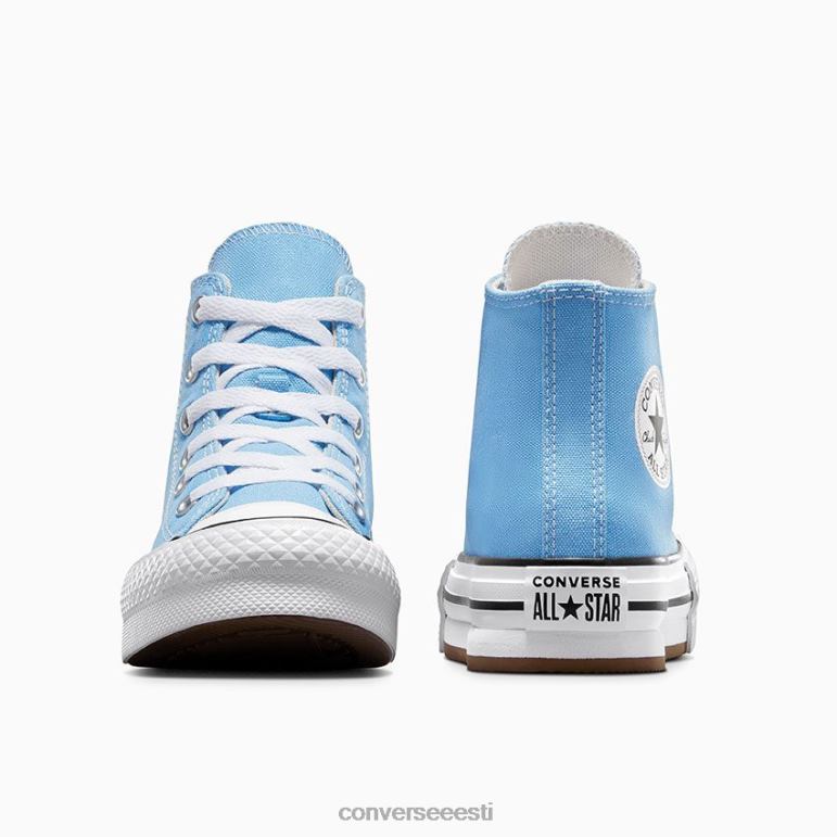 Converse chuck taylor all star eva lift platvorm hooajaline värv kõrge top tüdruk F0Z8P409 jalatsid See on sinine/valge/must