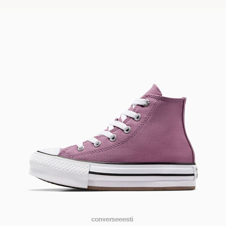 Converse chuck taylor all star eva lift platvorm tikitud lilled kõrge top tüdruk F0Z8P402 jalatsid unistav daalia/valge/must