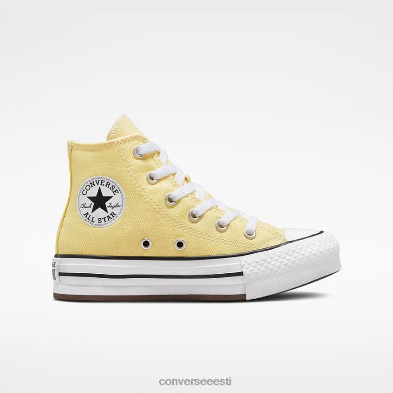 Converse chuck taylor all star eva tõsteplatvorm kõrgel tüdruk F0Z8P431 jalatsid pehme päikesepaiste/valge