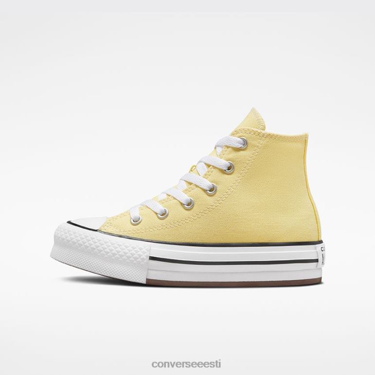 Converse chuck taylor all star eva tõsteplatvorm kõrgel tüdruk F0Z8P431 jalatsid pehme päikesepaiste/valge