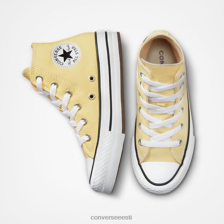 Converse chuck taylor all star eva tõsteplatvorm kõrgel tüdruk F0Z8P431 jalatsid pehme päikesepaiste/valge