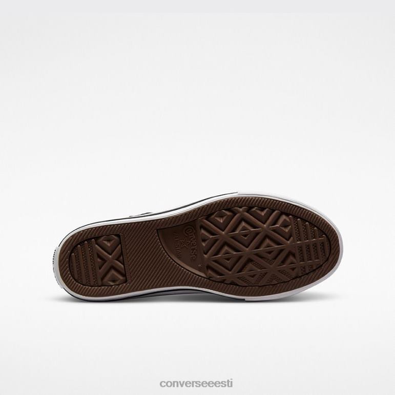 Converse chuck taylor all star lihtne madala pealisega väikesed lapsed tüdruk F0Z8P458 jalatsid must/naturaalne/valge