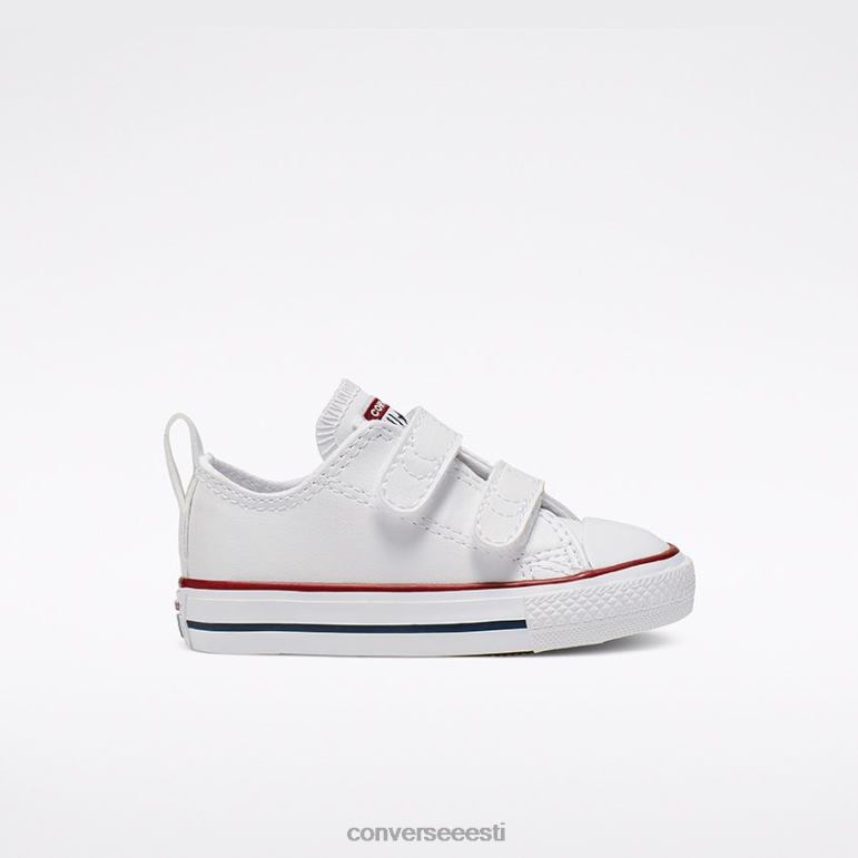 Converse chuck taylor all star lihtne nahast madal topp tüdruk F0Z8P467 jalatsid valge