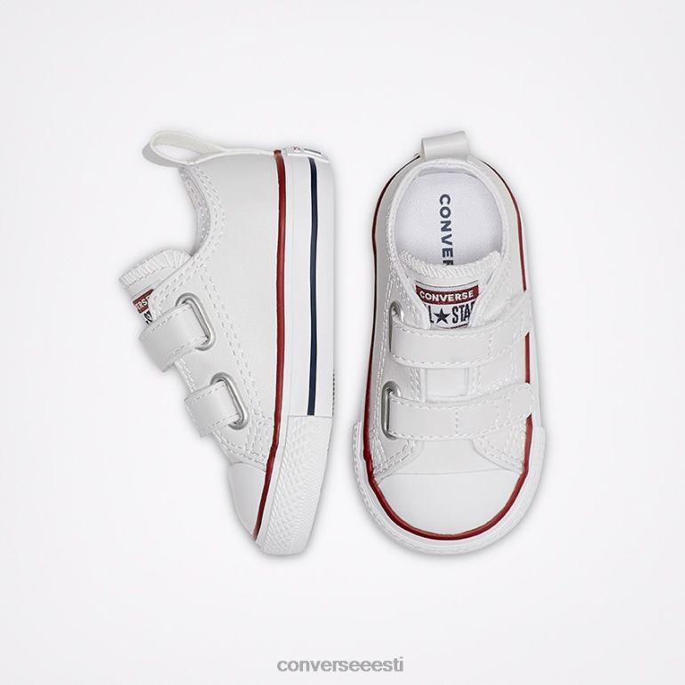 Converse chuck taylor all star lihtne nahast madal topp tüdruk F0Z8P467 jalatsid valge