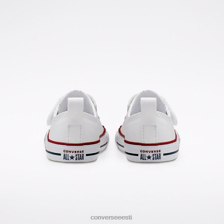 Converse chuck taylor all star lihtne nahast madal topp tüdruk F0Z8P467 jalatsid valge