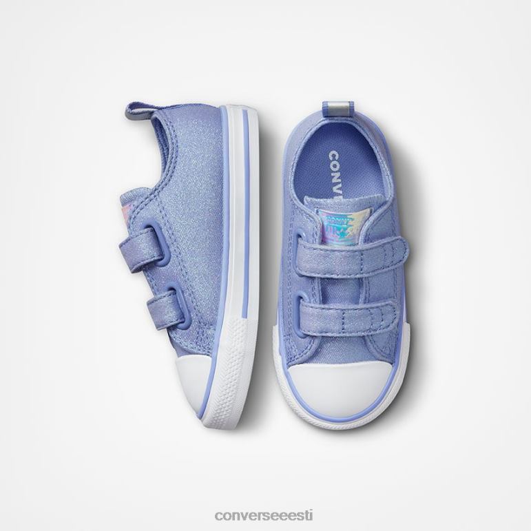 Converse chuck taylor all star lihtne sillerdav madal top tüdruk F0Z8P416 jalatsid ultraviolett/ultraviolett/valge