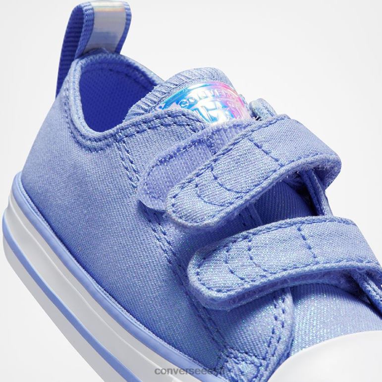 Converse chuck taylor all star lihtne sillerdav madal top tüdruk F0Z8P416 jalatsid ultraviolett/ultraviolett/valge