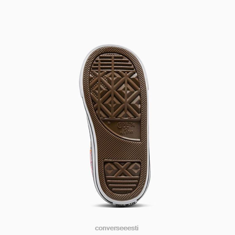 Converse chuck taylor all star lihtne vikerkaare kõrge top tüdruk F0Z8P407 jalatsid roosa vaht/viinamarjavaht/amarillo