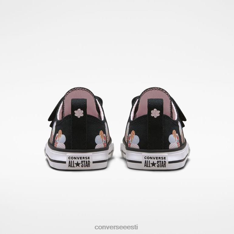 Converse chuck taylor all star lihtsasti meisterdatud lapiline madal ülaosa tüdruk F0Z8P419 jalatsid must/päikesetõusuroosa/vintage valge