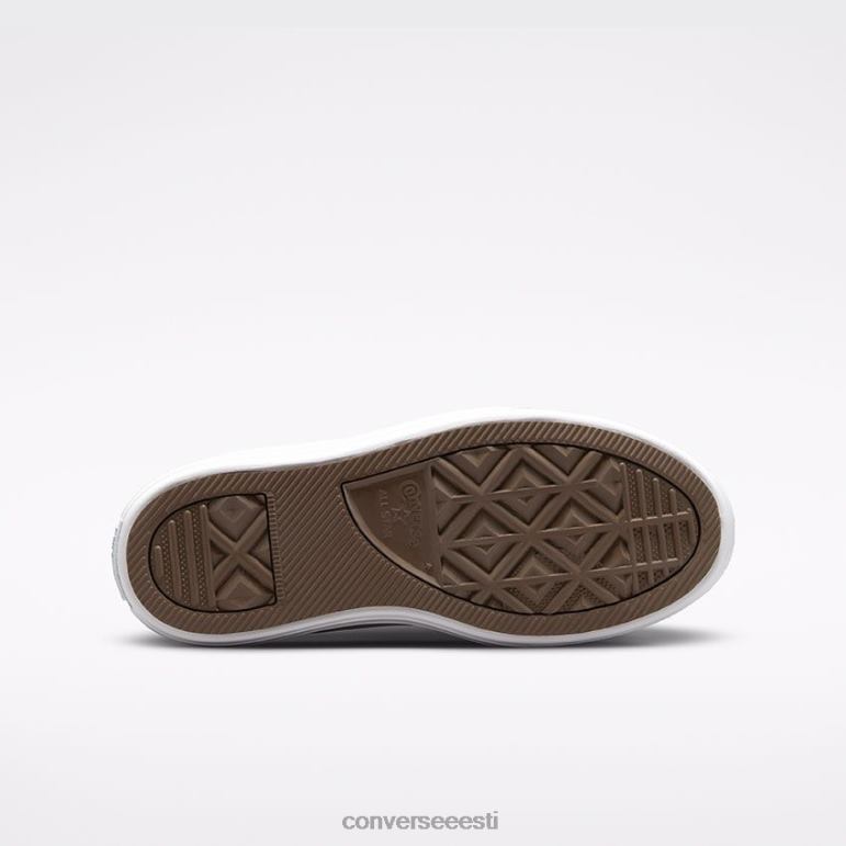 Converse chuck taylor all star liikuda platvorm kõrgel tüdruk F0Z8P411 jalatsid must/roosa sool/valge