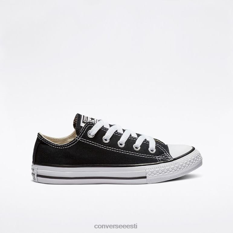 Converse chuck taylor all star low top väikesed/suured lapsed tüdruk F0Z8P440 jalatsid must