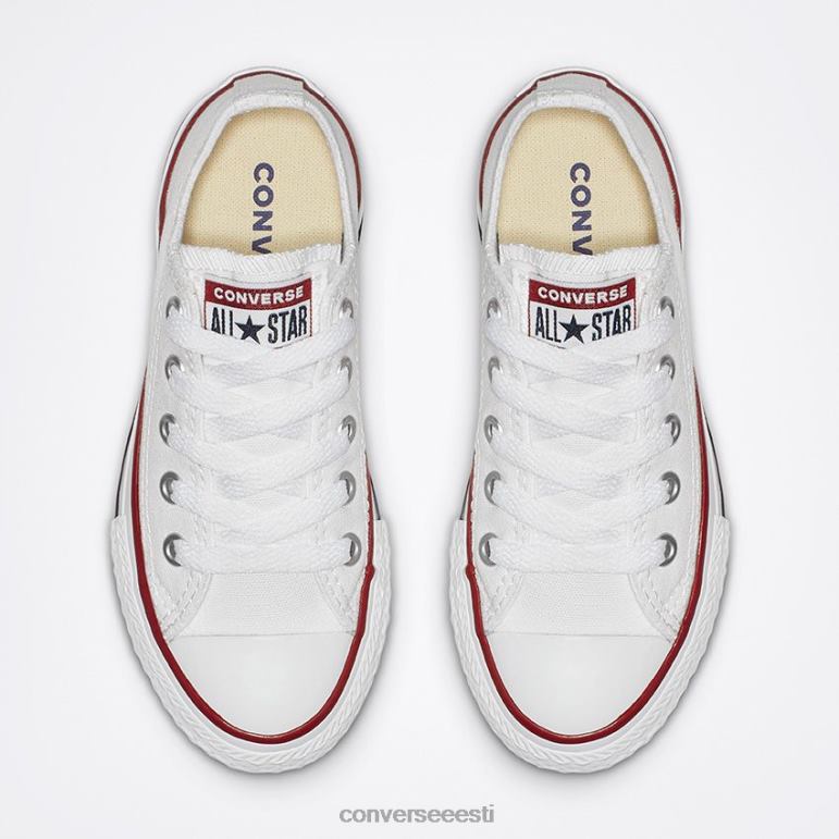 Converse chuck taylor all star low top väikesed/suured lapsed tüdruk F0Z8P444 jalatsid optiline valge