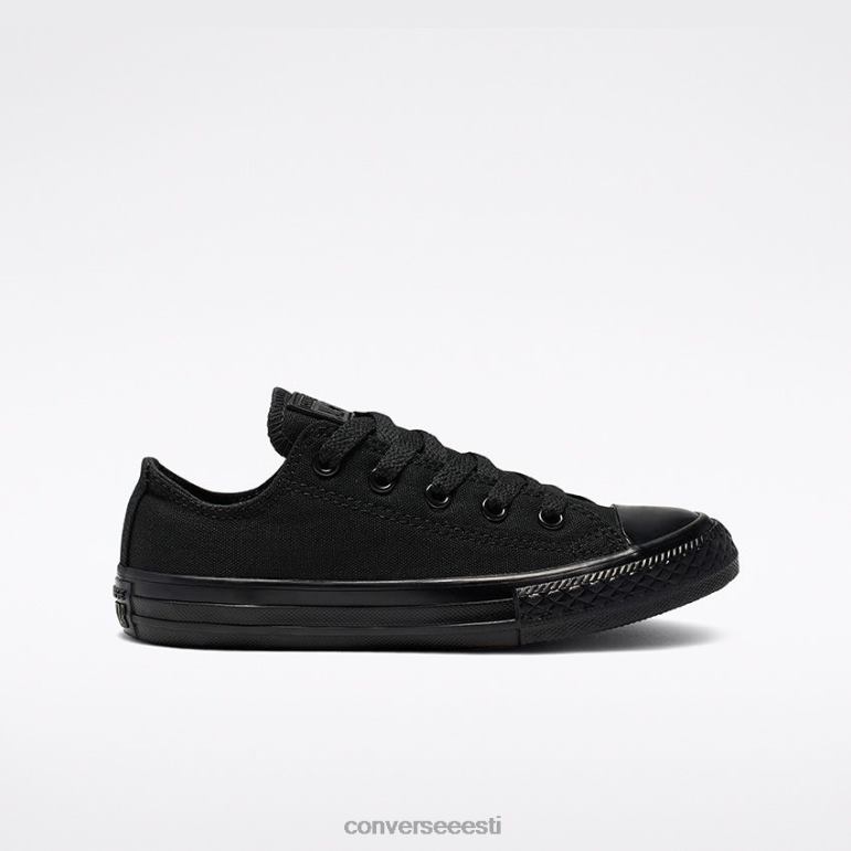 Converse chuck taylor all star low top väikesed/suured lapsed tüdruk F0Z8P445 jalatsid must ühevärviline