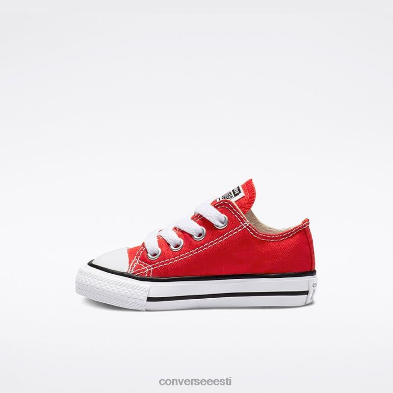 Converse chuck taylor all star madala tipuga imik/väikelaps tüdruk F0Z8P452 jalatsid punane
