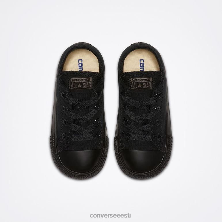 Converse chuck taylor all star mono lõuend madalal imikule/väikelapsele tüdruk F0Z8P463 jalatsid must ühevärviline