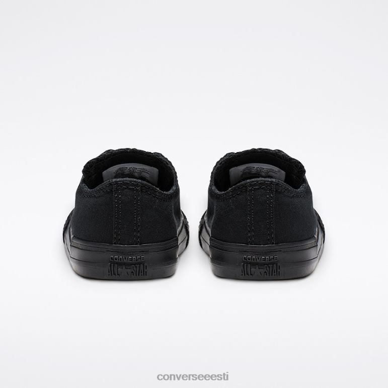 Converse chuck taylor all star mono lõuend madalal imikule/väikelapsele tüdruk F0Z8P463 jalatsid must ühevärviline