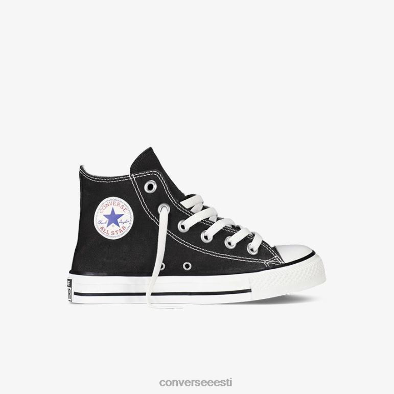 Converse chuck taylor kõik tähed kõrged väikesed/suured lapsed tüdruk F0Z8P434 jalatsid must