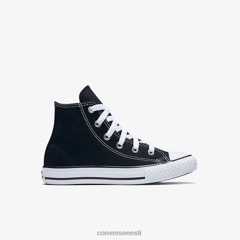 Converse chuck taylor kõik tähed kõrged väikesed/suured lapsed tüdruk F0Z8P434 jalatsid must