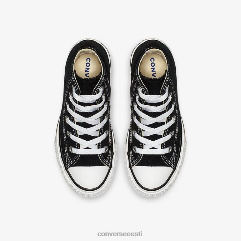 Converse chuck taylor kõik tähed kõrged väikesed/suured lapsed tüdruk F0Z8P434 jalatsid must