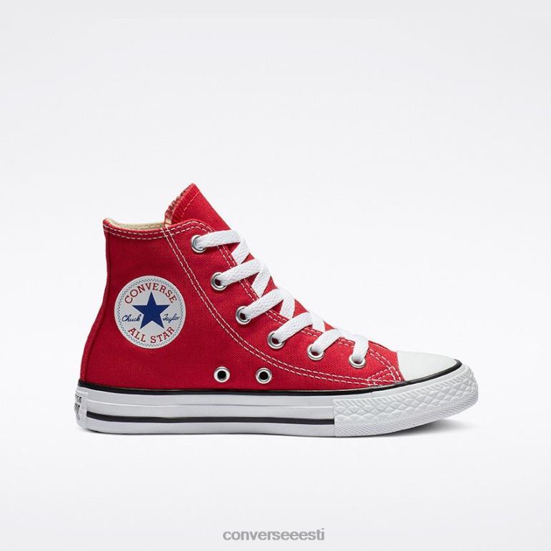 Converse chuck taylor kõik tähed kõrged väikesed/suured lapsed tüdruk F0Z8P435 jalatsid punane