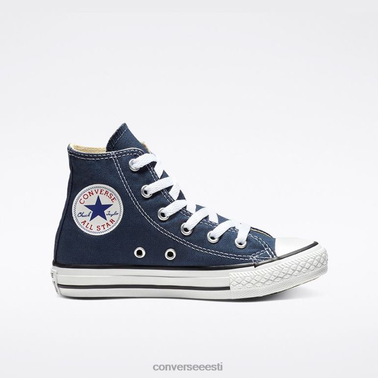 Converse chuck taylor kõik tähed kõrged väikesed/suured lapsed tüdruk F0Z8P436 jalatsid merevägi
