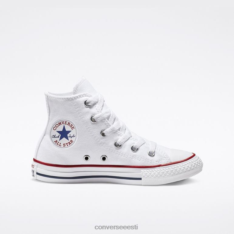 Converse chuck taylor kõik tähed kõrged väikesed/suured lapsed tüdruk F0Z8P438 jalatsid optiline valge