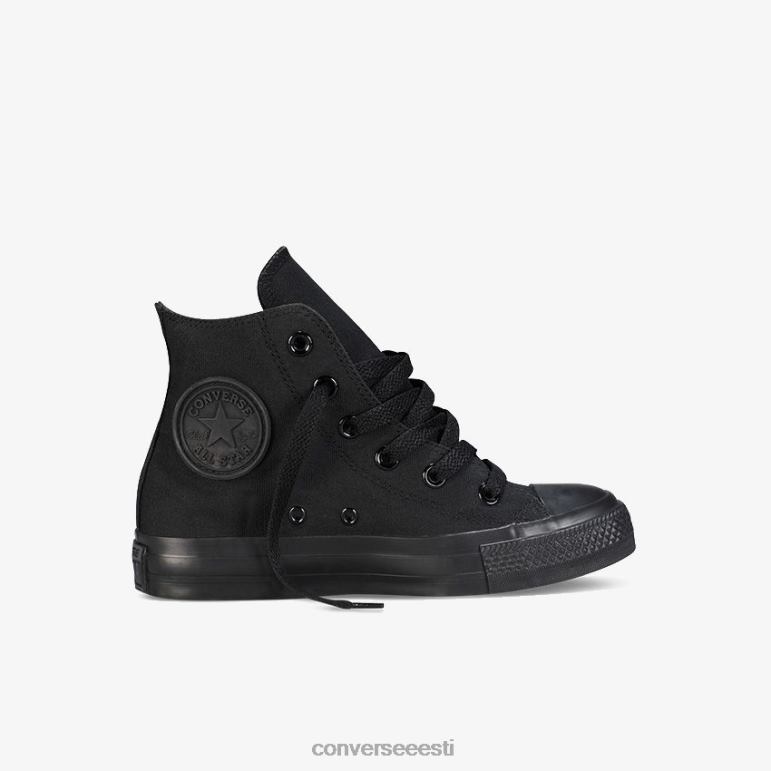 Converse chuck taylor kõik tähed kõrged väikesed/suured lapsed tüdruk F0Z8P439 jalatsid must ühevärviline