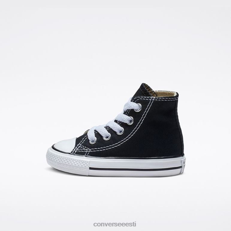 Converse chuck taylor kõrgetasemeline imik/väikelaps tüdruk F0Z8P446 jalatsid must