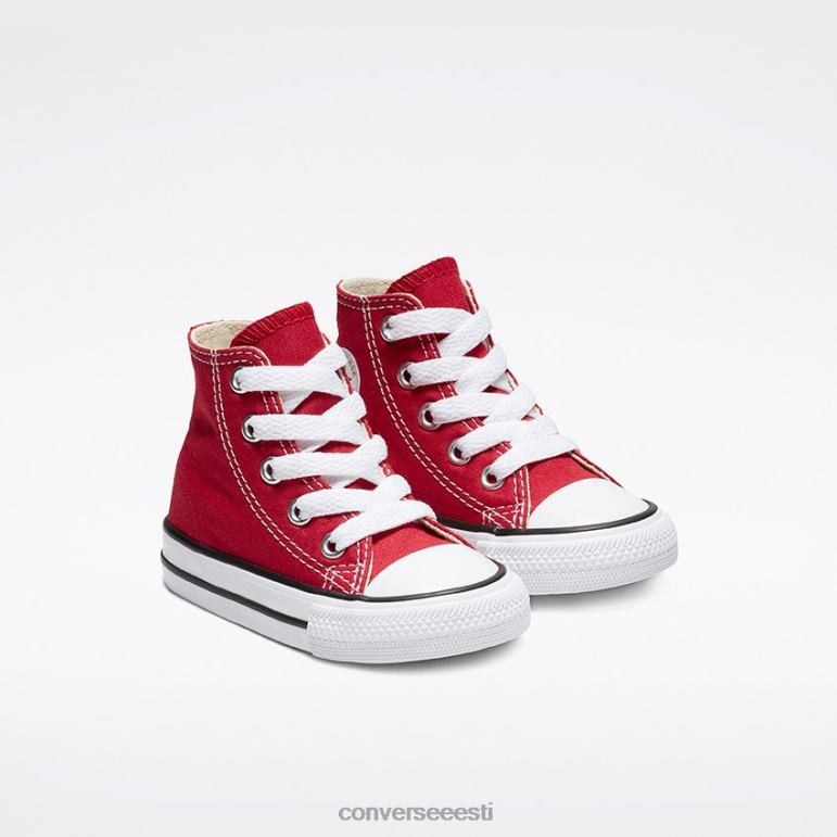 Converse chuck taylor kõrgetasemeline imik/väikelaps tüdruk F0Z8P447 jalatsid punane