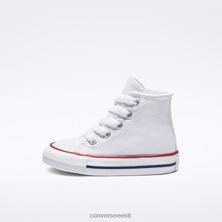 Converse chuck taylor kõrgetasemeline imik/väikelaps tüdruk F0Z8P450 jalatsid optiline valge