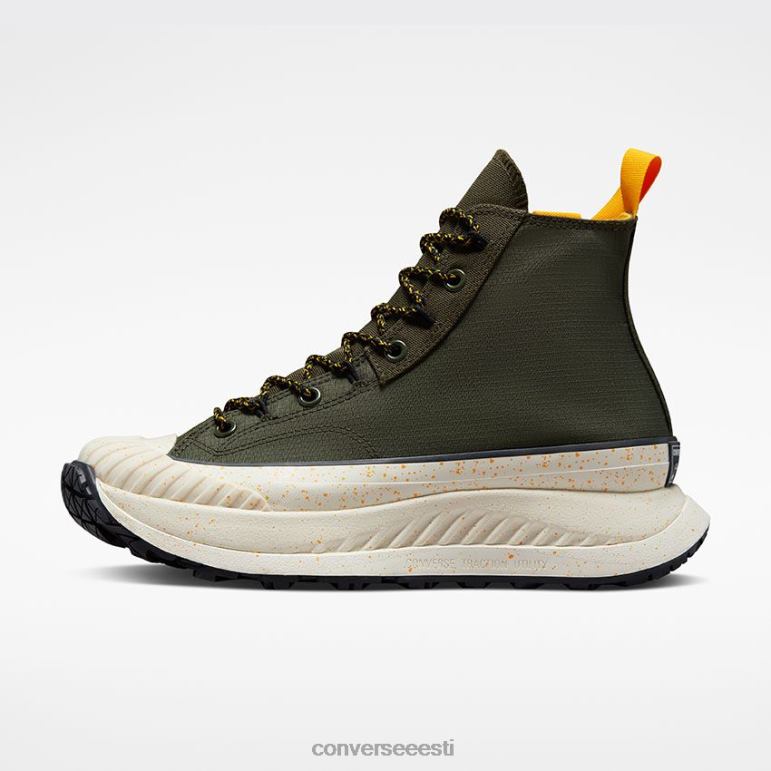 Converse chuck 70 at-cx vastupidav ja põhiline kõrge top mehed F0Z8P260 jalatsid utiliit roheline/kollane/must