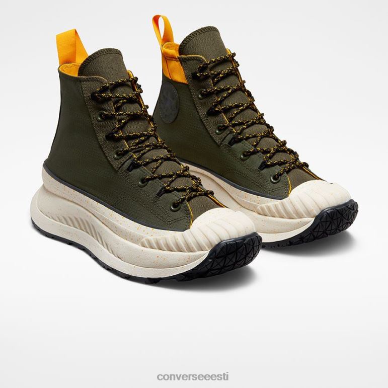 Converse chuck 70 at-cx vastupidav ja põhiline kõrge top mehed F0Z8P260 jalatsid utiliit roheline/kollane/must