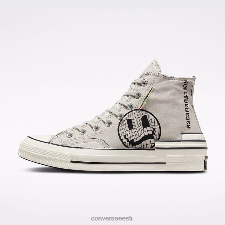 Converse chuck 70 hacked heel rebima ära kõrge top mehed F0Z8P395 jalatsid hele luu/must