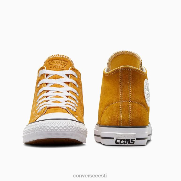 Converse miinused chuck taylor all star pro mid top mehed F0Z8P389 jalatsid päevalillekuld/valge/must