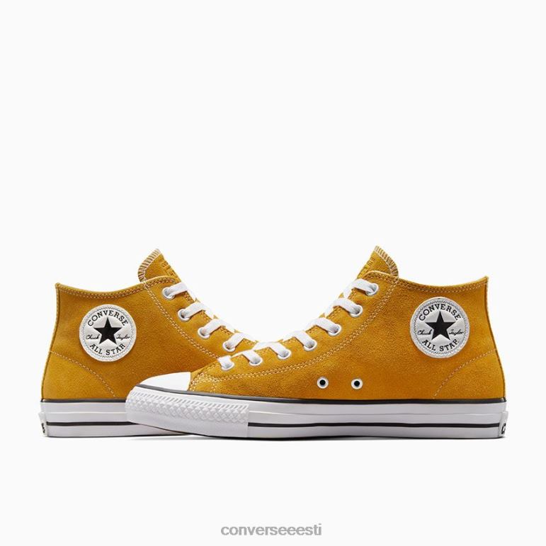 Converse miinused chuck taylor all star pro mid top mehed F0Z8P389 jalatsid päevalillekuld/valge/must
